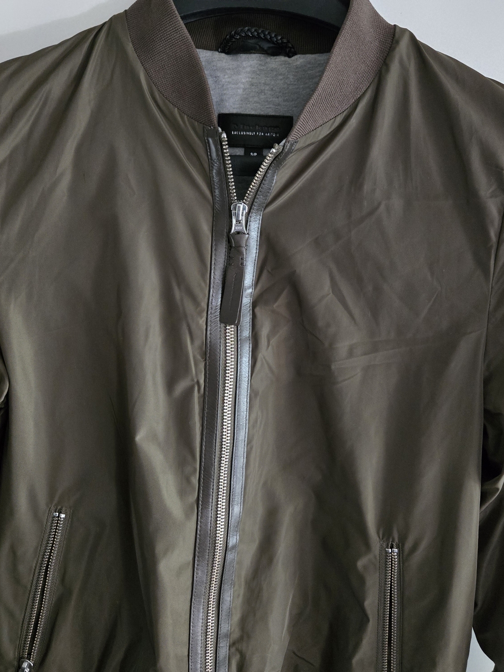 Mackage Aritzia Cara Khaki Bomber Jacket, Green Pilot Military Army Y2K - Picture 3 of 17